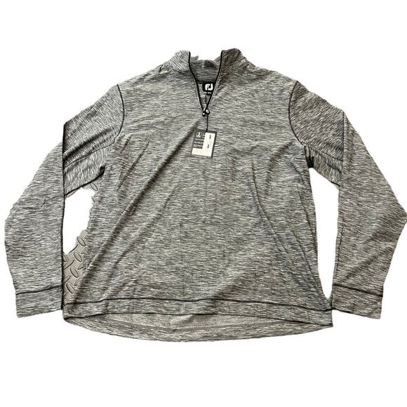 Footjoy Space‎ Dye Mid-Layer Jersey Quarter Zip Pullover Size Large NWT - Picture 1 of 10